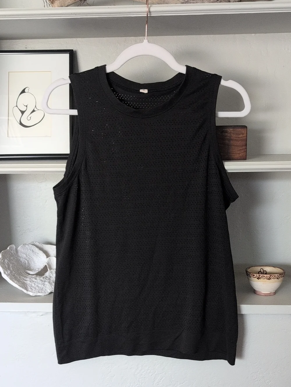 lululemon athletica Black Sleeveless Athletic Tank Muscle Top Size Small Or 6